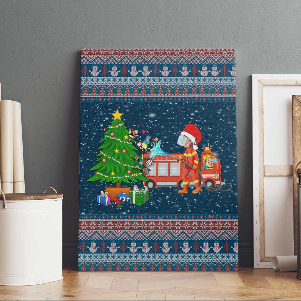 Flamingle Bells Xmas Christmas Canvas Wall Art Xmas Holiday Patterns - Wonder Print Shop