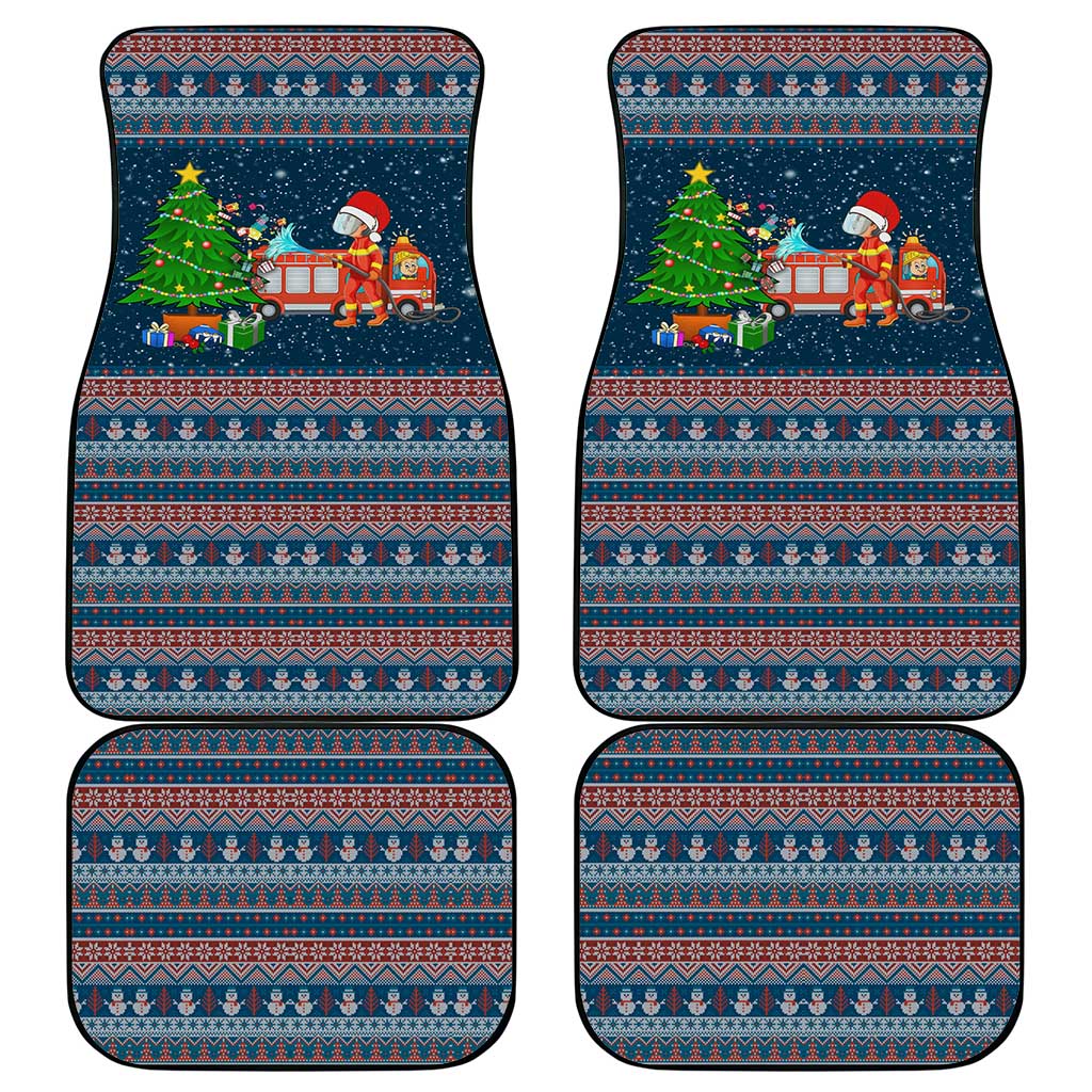 Flamingle Bells Xmas Christmas Car Mats Xmas Holiday Patterns - Wonder Print Shop