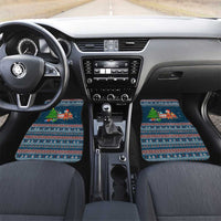 Flamingle Bells Xmas Christmas Car Mats Xmas Holiday Patterns - Wonder Print Shop