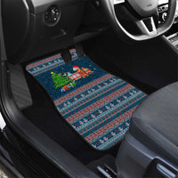Flamingle Bells Xmas Christmas Car Mats Xmas Holiday Patterns - Wonder Print Shop