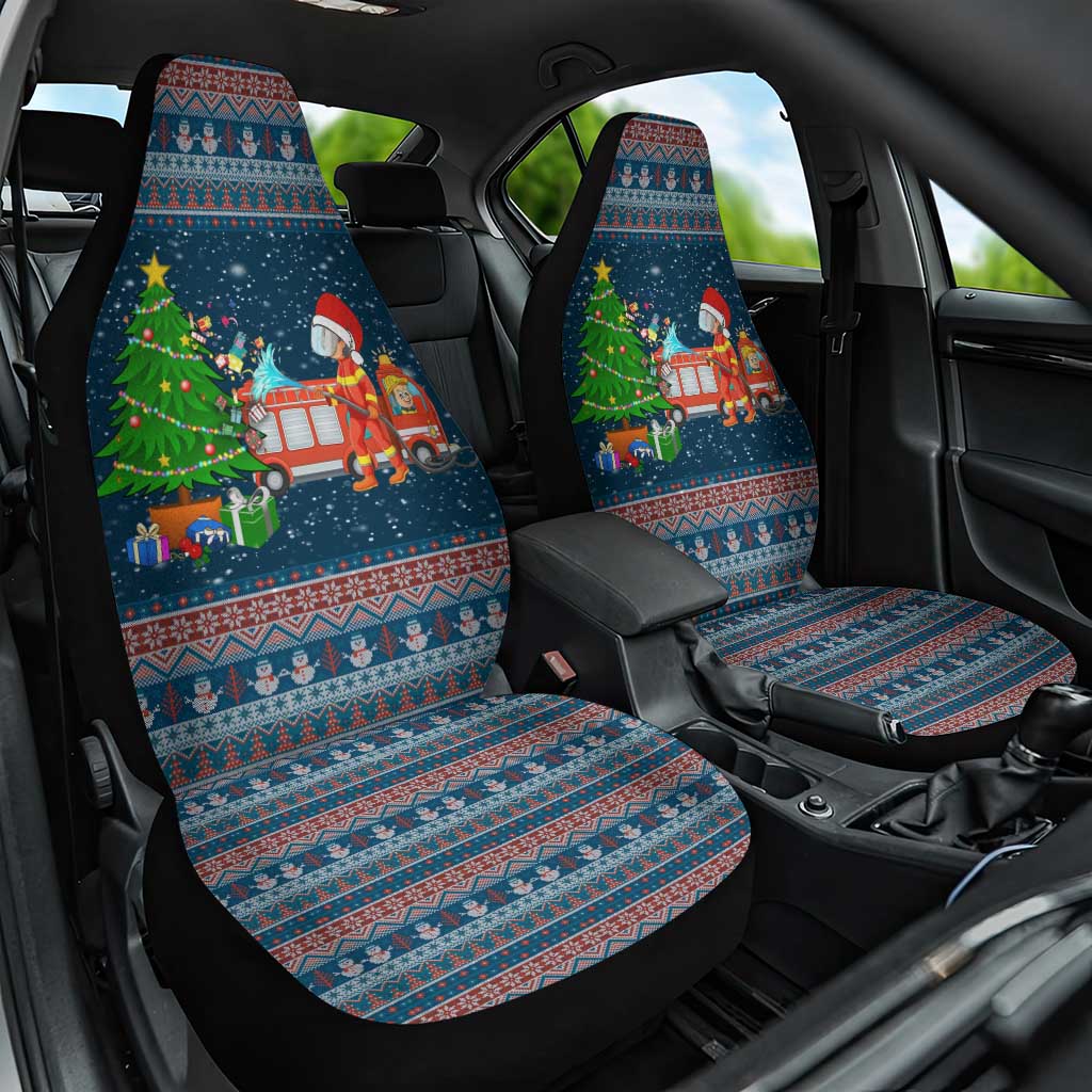 Flamingle Bells Xmas Christmas Car Seat Cover Xmas Holiday Patterns - Wonder Print Shop