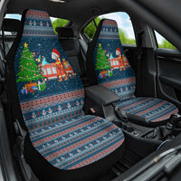 Flamingle Bells Xmas Christmas Car Seat Cover Xmas Holiday Patterns - Wonder Print Shop