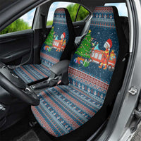 Flamingle Bells Xmas Christmas Car Seat Cover Xmas Holiday Patterns - Wonder Print Shop