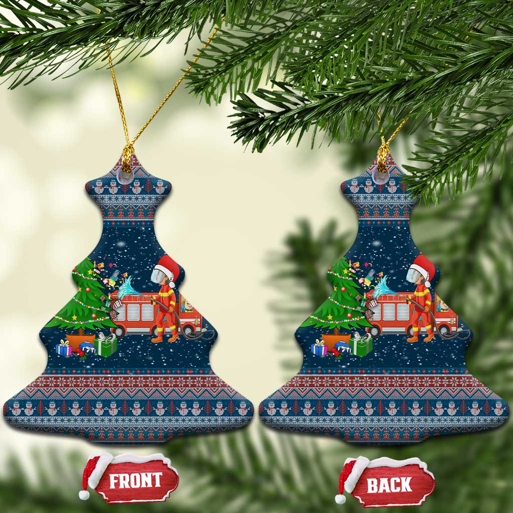 Flamingle Bells Xmas Christmas Ceramic Ornament Xmas Holiday Patterns - Wonder Print Shop