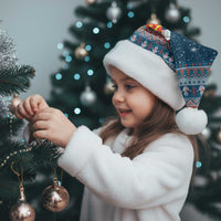 Flamingle Bells Xmas Christmas Santa Hat Xmas Holiday Patterns - Wonder Print Shop