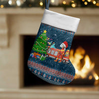 Flamingle Bells Xmas Christmas Stocking Xmas Holiday Patterns - Wonder Print Shop