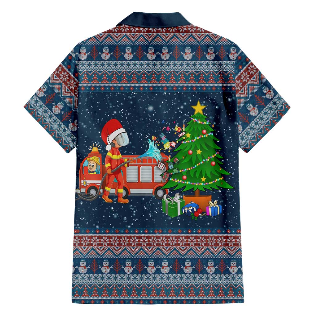 Flamingle Bells Xmas Christmas Family Matching Mermaid Dress and Hawaiian Shirt Xmas Holiday Patterns - Wonder Print Shop