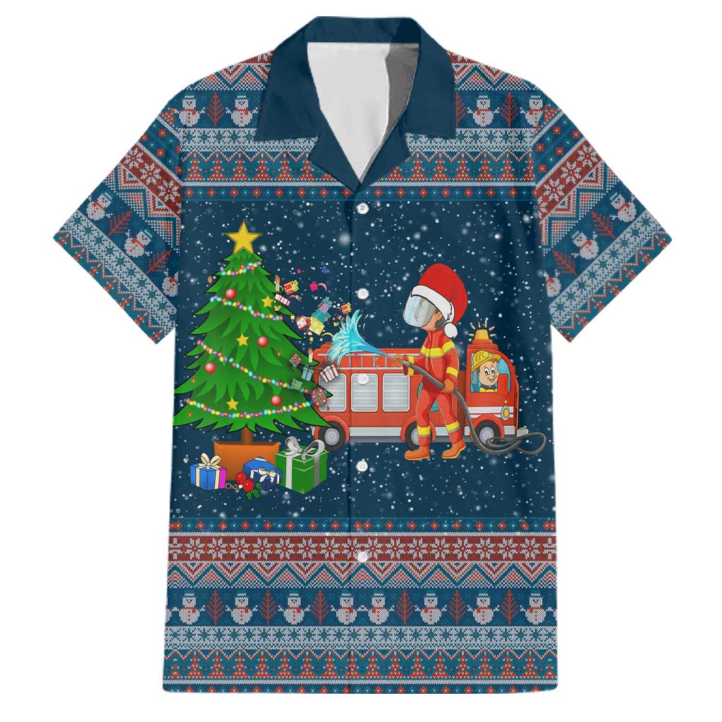 Flamingle Bells Xmas Christmas Family Matching Off The Shoulder Long Sleeve Dress and Hawaiian Shirt Xmas Holiday Patterns - Wonder Print Shop
