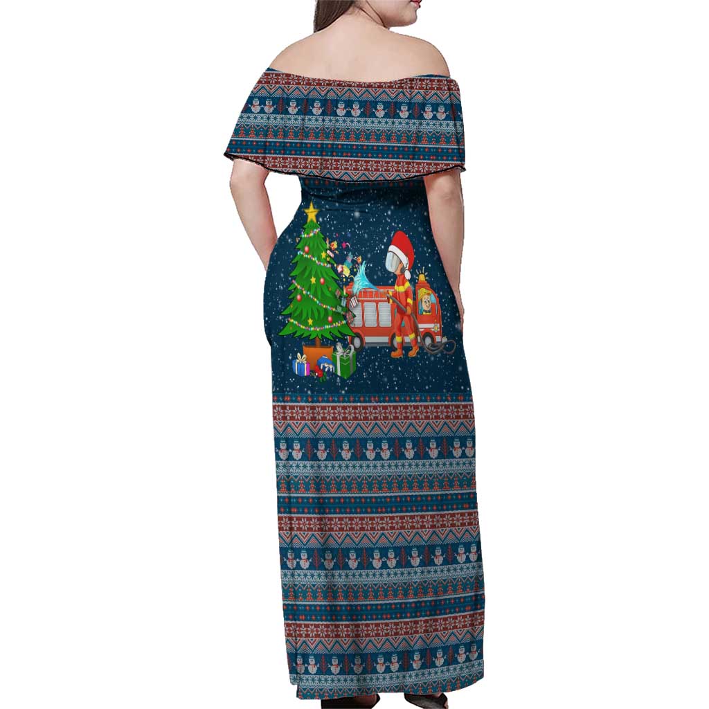 Flamingle Bells Xmas Christmas Family Matching Off Shoulder Maxi Dress and Hawaiian Shirt Xmas Holiday Patterns - Wonder Print Shop