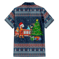 Flamingle Bells Xmas Christmas Family Matching Puletasi and Hawaiian Shirt Xmas Holiday Patterns - Wonder Print Shop