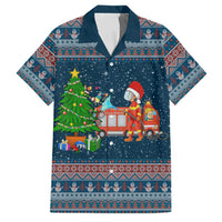 Flamingle Bells Xmas Christmas Family Matching Summer Maxi Dress and Hawaiian Shirt Xmas Holiday Patterns - Wonder Print Shop