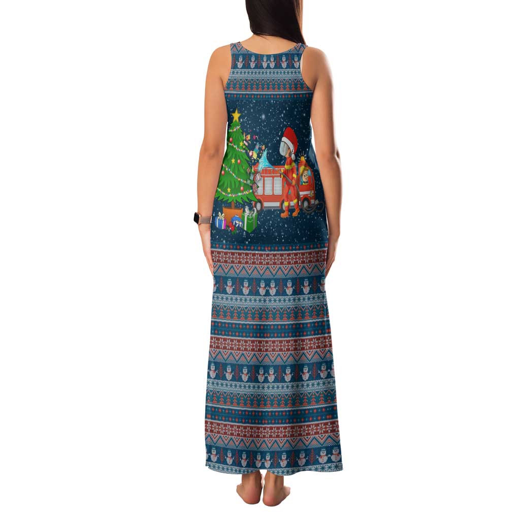 Flamingle Bells Xmas Christmas Family Matching Tank Maxi Dress and Hawaiian Shirt Xmas Holiday Patterns - Wonder Print Shop