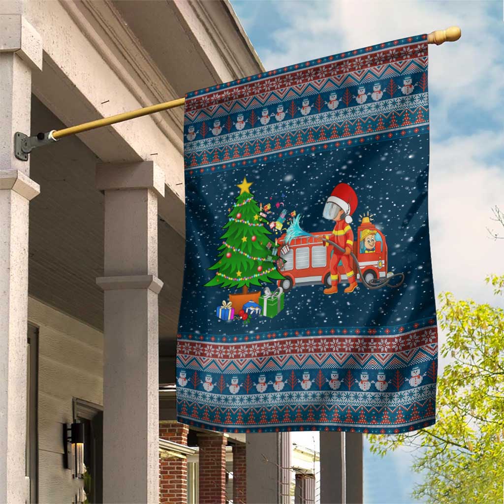 Flamingle Bells Xmas Christmas Garden Flag Xmas Holiday Patterns - Wonder Print Shop