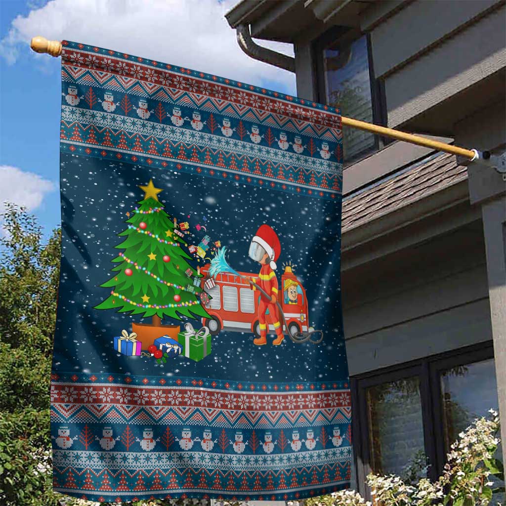 Flamingle Bells Xmas Christmas Garden Flag Xmas Holiday Patterns - Wonder Print Shop