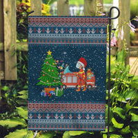 Flamingle Bells Xmas Christmas Garden Flag Xmas Holiday Patterns - Wonder Print Shop