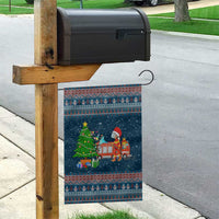 Flamingle Bells Xmas Christmas Garden Flag Xmas Holiday Patterns - Wonder Print Shop