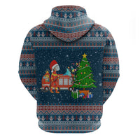 Flamingle Bells Xmas Christmas Hoodie Xmas Holiday Patterns - Wonder Print Shop