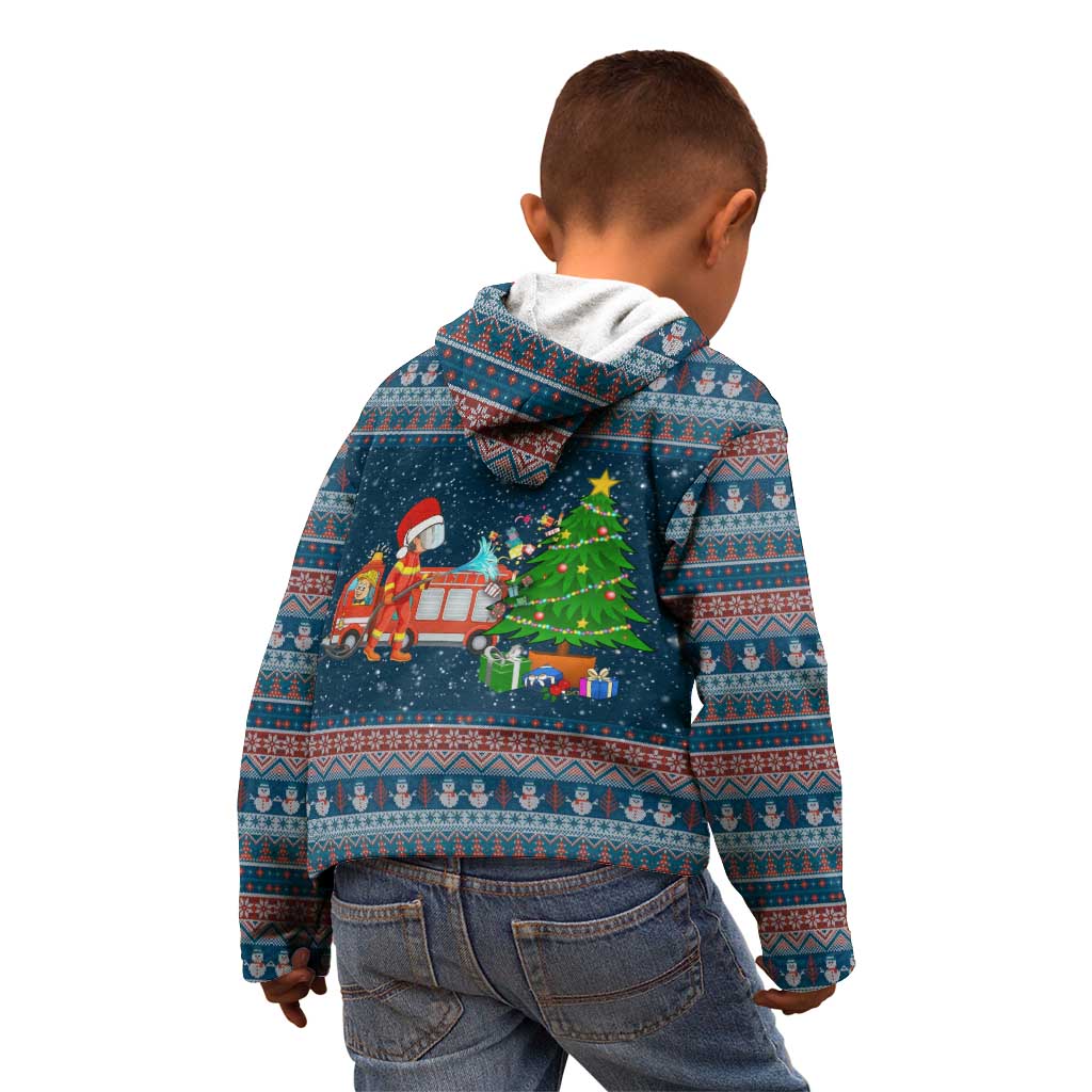 Flamingle Bells Xmas Christmas Kid Hoodie Xmas Holiday Patterns - Wonder Print Shop