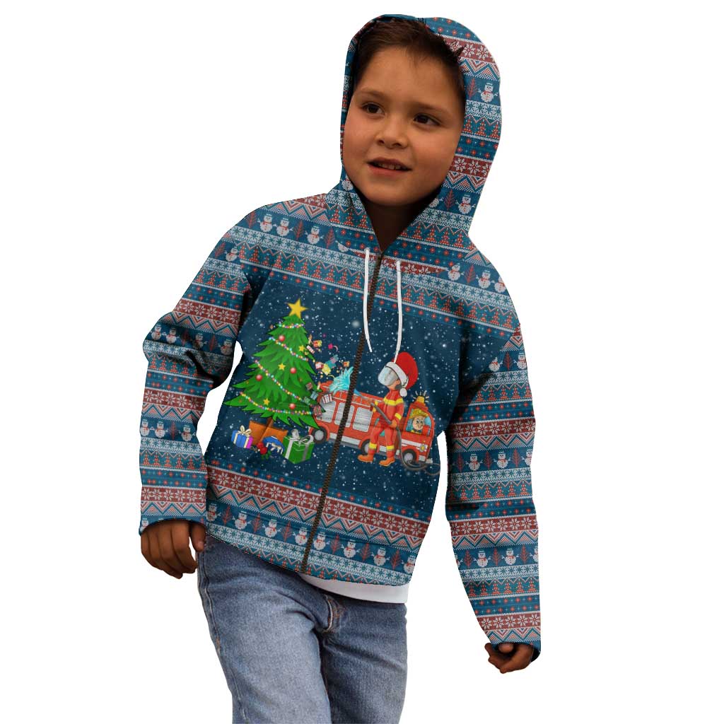Flamingle Bells Xmas Christmas Kid Hoodie Xmas Holiday Patterns - Wonder Print Shop