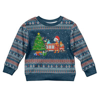 Flamingle Bells Xmas Christmas Kid Ugly Christmas Sweater Xmas Holiday Patterns - Wonder Print Shop