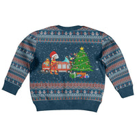 Flamingle Bells Xmas Christmas Kid Ugly Christmas Sweater Xmas Holiday Patterns - Wonder Print Shop