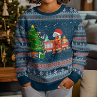 Flamingle Bells Xmas Christmas Kid Ugly Christmas Sweater Xmas Holiday Patterns - Wonder Print Shop