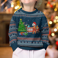 Flamingle Bells Xmas Christmas Kid Ugly Christmas Sweater Xmas Holiday Patterns - Wonder Print Shop