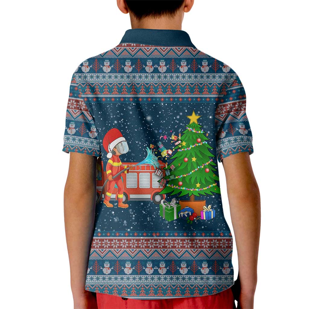 Flamingle Bells Xmas Christmas Kid Polo Shirt Xmas Holiday Patterns - Wonder Print Shop