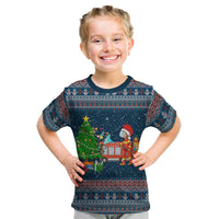 Flamingle Bells Xmas Christmas Kid T Shirt Xmas Holiday Patterns - Wonder Print Shop