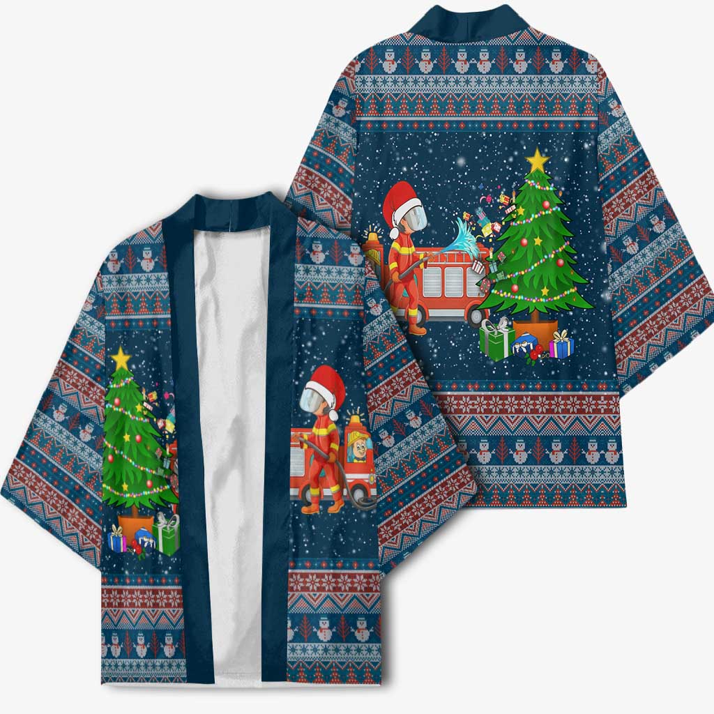 Flamingle Bells Xmas Christmas Kimono Xmas Holiday Patterns - Wonder Print Shop