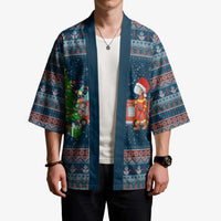 Flamingle Bells Xmas Christmas Kimono Xmas Holiday Patterns - Wonder Print Shop