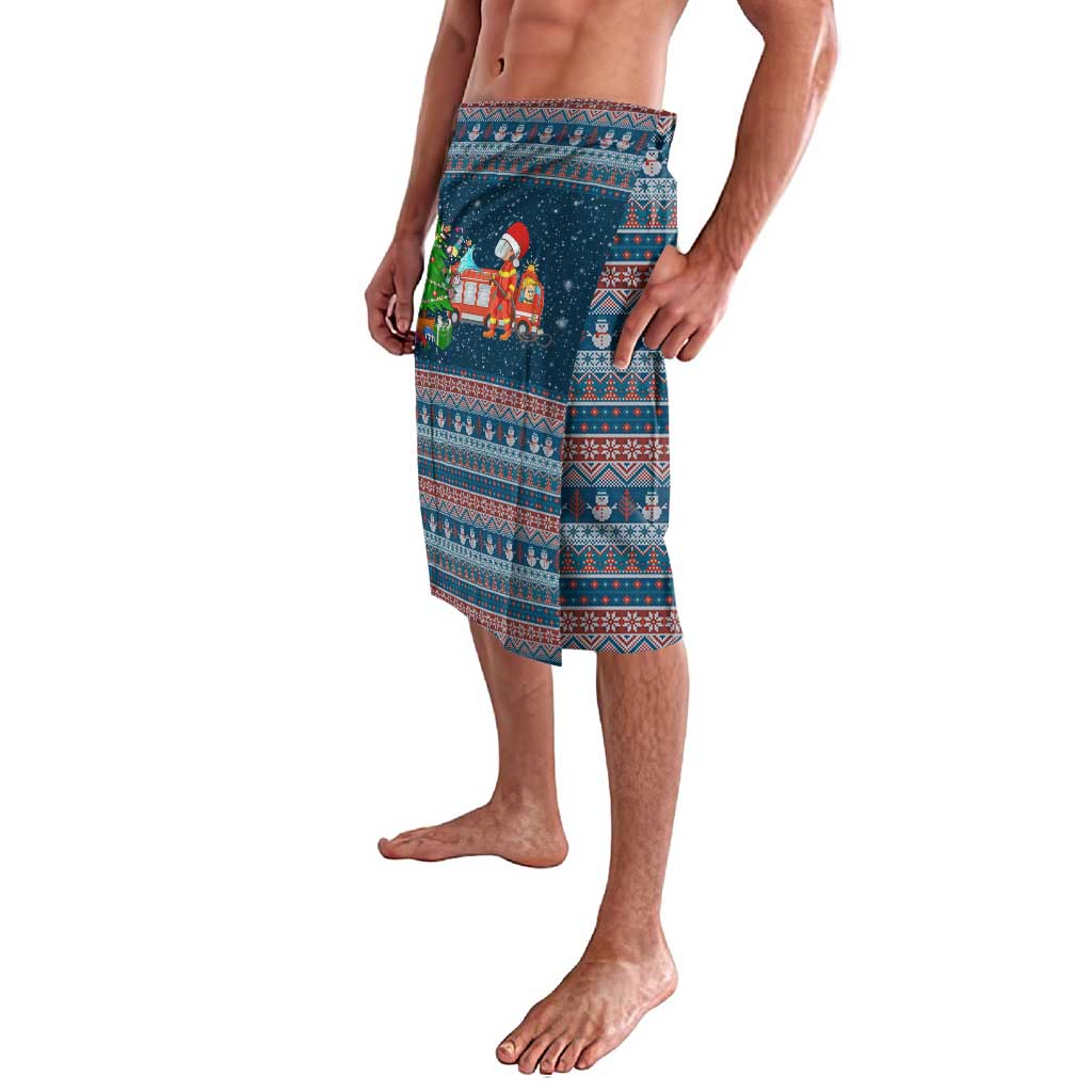 Flamingle Bells Xmas Christmas Lavalava Xmas Holiday Patterns - Wonder Print Shop