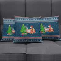 Flamingle Bells Xmas Christmas Pillow Cover Xmas Holiday Patterns - Wonder Print Shop