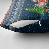 Flamingle Bells Xmas Christmas Pillow Cover Xmas Holiday Patterns - Wonder Print Shop