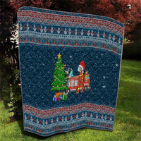 Flamingle Bells Xmas Christmas Quilt Xmas Holiday Patterns - Wonder Print Shop