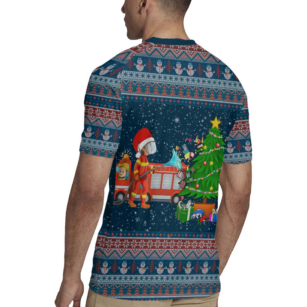 Flamingle Bells Xmas Christmas Rugby Jersey Xmas Holiday Patterns - Wonder Print Shop