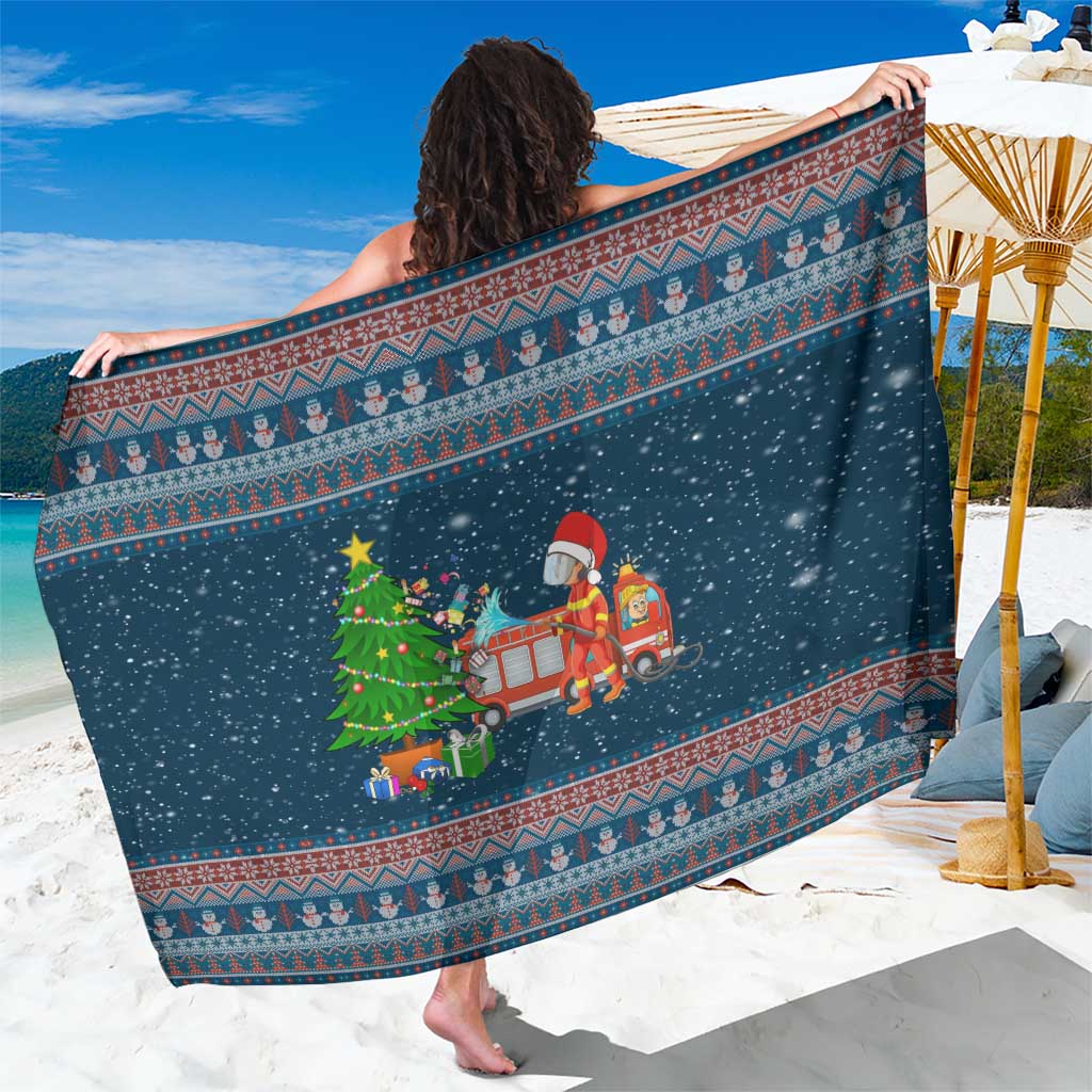 Flamingle Bells Xmas Christmas Sarong Xmas Holiday Patterns - Wonder Print Shop