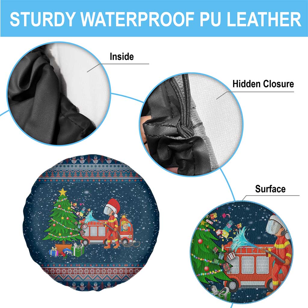 Flamingle Bells Xmas Christmas Spare Tire Cover Xmas Holiday Patterns - Wonder Print Shop