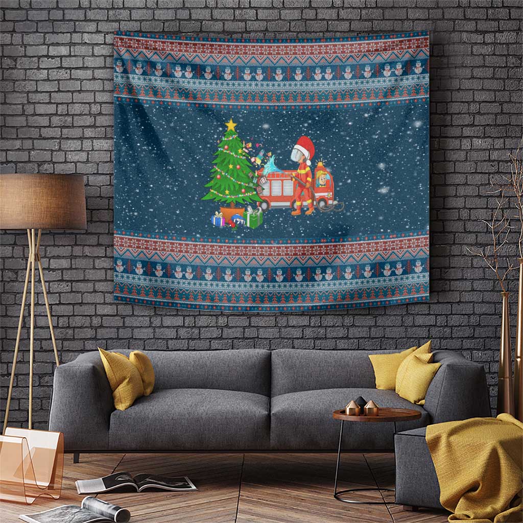 Flamingle Bells Xmas Christmas Tapestry Xmas Holiday Patterns - Wonder Print Shop