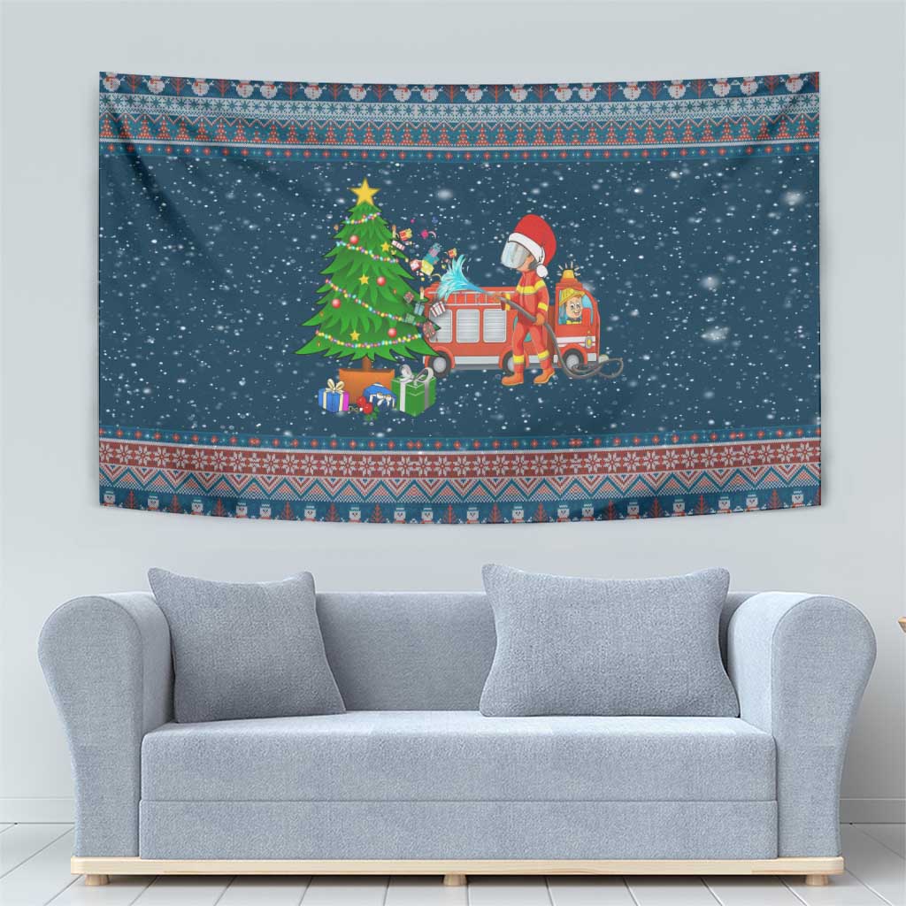 Flamingle Bells Xmas Christmas Tapestry Xmas Holiday Patterns - Wonder Print Shop