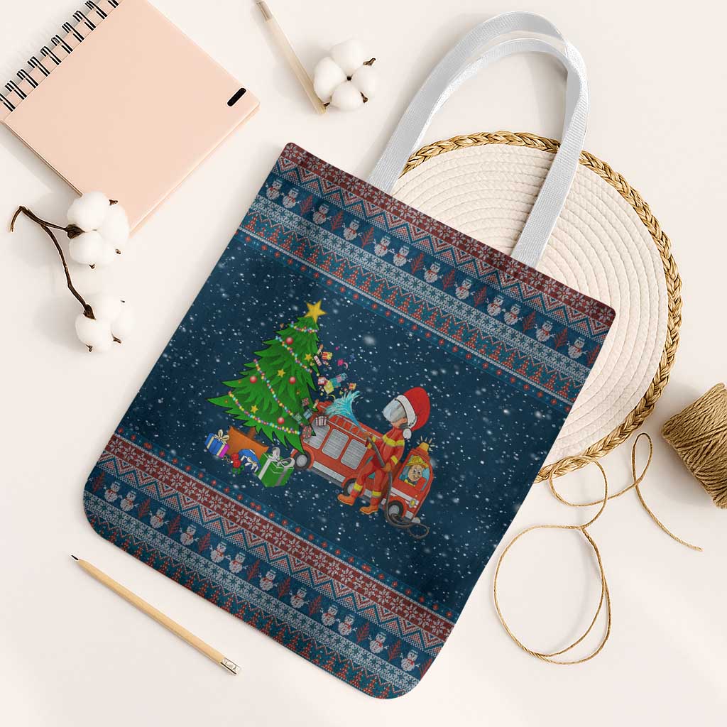 Flamingle Bells Xmas Christmas Tote Bag Xmas Holiday Patterns - Wonder Print Shop