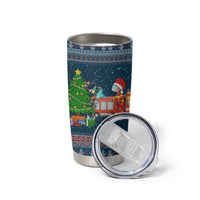 Flamingle Bells Xmas Christmas Tumbler Cup Xmas Holiday Patterns - Wonder Print Shop