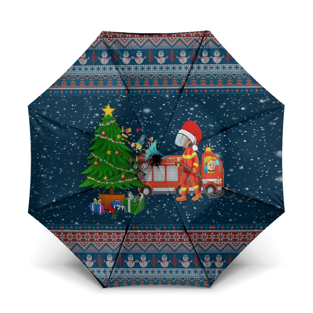 Flamingle Bells Xmas Christmas Umbrella Xmas Holiday Patterns - Wonder Print Shop