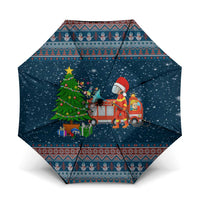 Flamingle Bells Xmas Christmas Umbrella Xmas Holiday Patterns - Wonder Print Shop