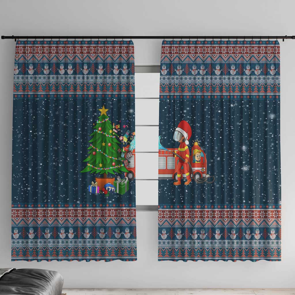 Flamingle Bells Xmas Christmas Window Curtain Xmas Holiday Patterns - undefined