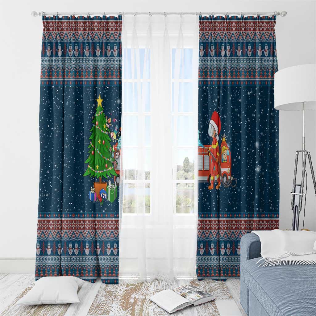 Flamingle Bells Xmas Christmas Window Curtain Xmas Holiday Patterns - undefined