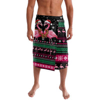 Flamingo Couple Christmas Lavalava Xmas Holiday Patterns - Wonder Print Shop