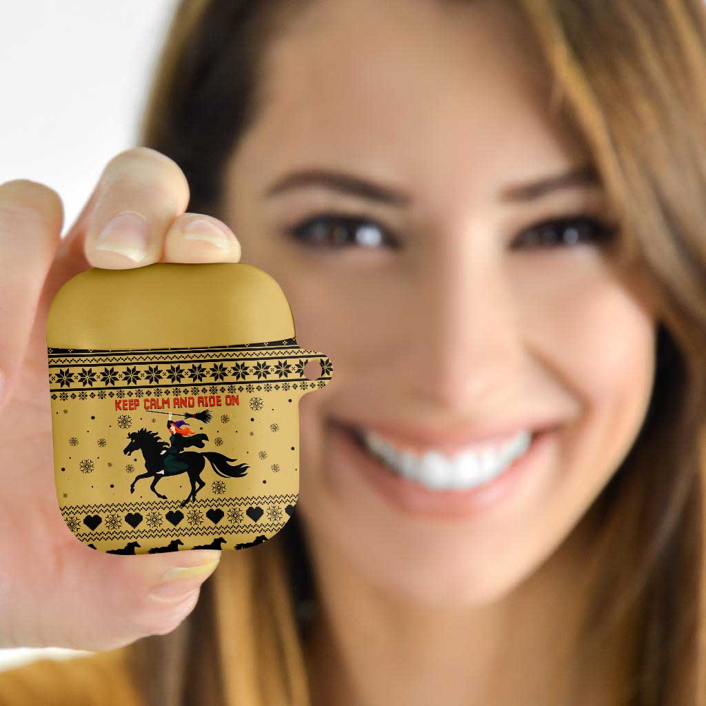Horse Lover Christmas Christmas AirPods Case Xmas Holiday Patterns - Wonder Print Shop