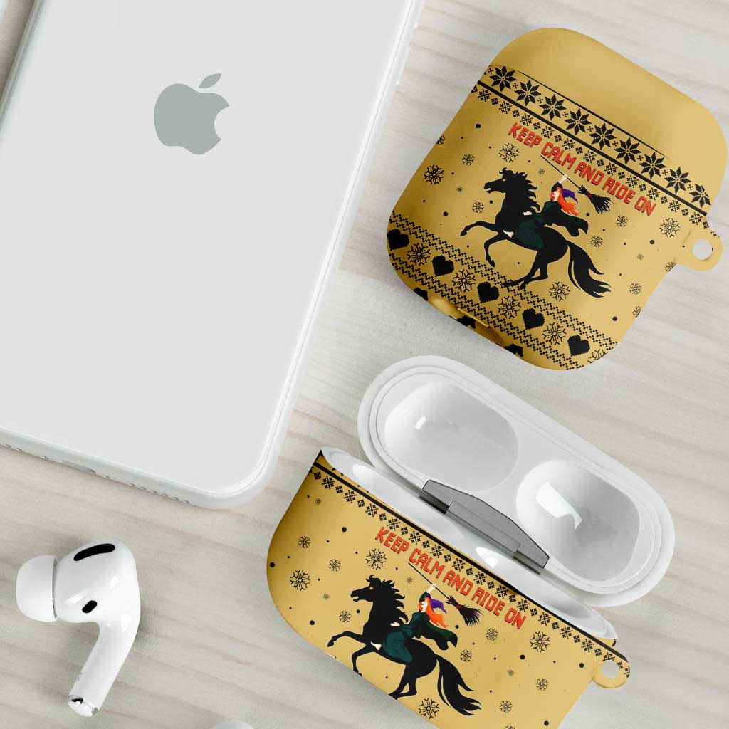 Horse Lover Christmas Christmas AirPods Case Xmas Holiday Patterns - Wonder Print Shop
