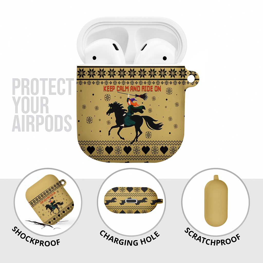 Horse Lover Christmas Christmas AirPods Case Xmas Holiday Patterns - Wonder Print Shop